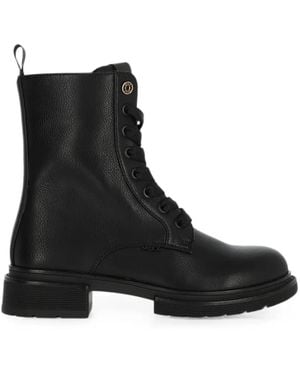 Mexx Botines Con Cordones - Negro