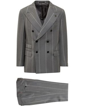 Gabriele Pasini Pinstriped Suit - Grey