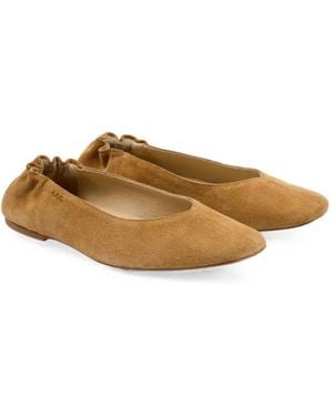 A.P.C. Juliet Ballet Flats - Brown