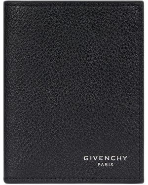 Givenchy Logo Leather Wallet - Black