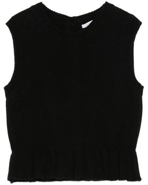 Cecilie Bahnsen Sweater Met Ronde Hals - Zwart