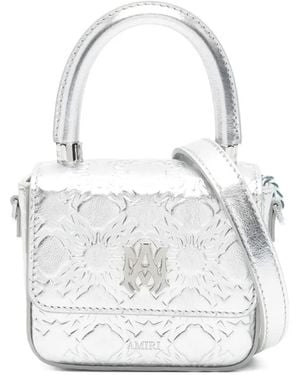Amiri Mini-Tasche Mit Geprägtem Henkel - Weiß