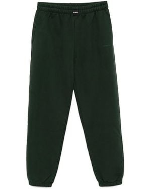 Vetements Pantalones con logo bordado - Verde