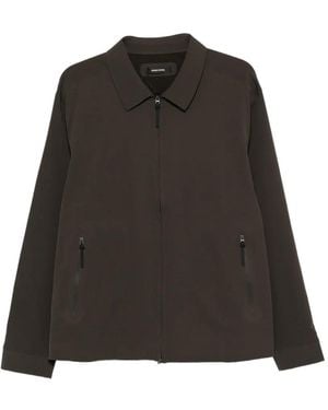 Hiking Patrol Zip-Up Collared Jacket - Black