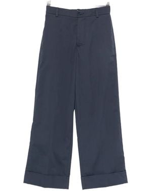 Bonheur Dali Turn-Up Pants - Blue