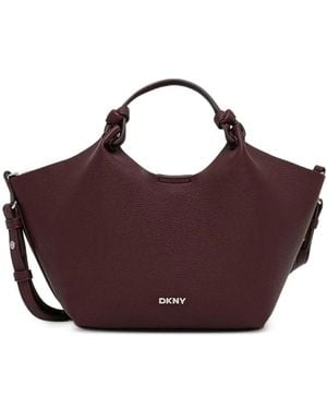DKNY Small Paula Commuter Tote Bag - Purple