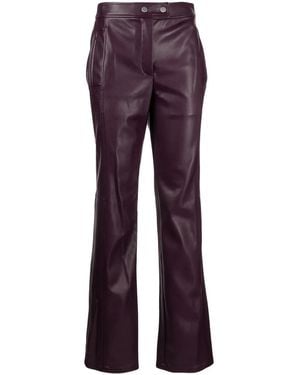 Jonathan Simkhai Dahlia Straight-Leg Pants - Purple