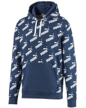 PUMA Hoodie Amplified À Logo Imprimé - Blue