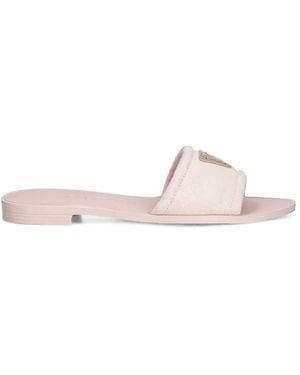 Guess Logo-Plaque Slides - Pink