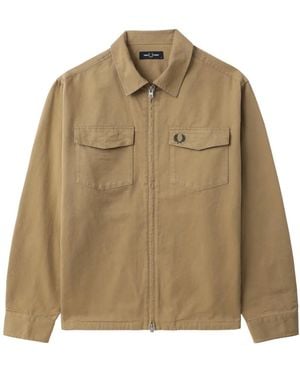 Fred Perry コットン ジャケット - ナチュラル