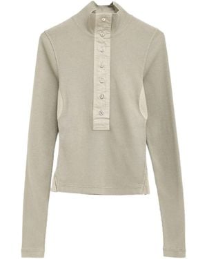 Gucci ファインリブ Tシャツ - ナチュラル