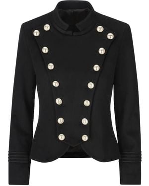 Il tabarro Veste Boutonnée À Taille Cintrée - Noir