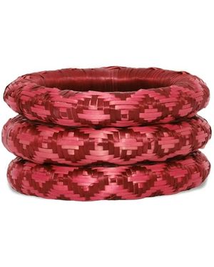 Johanna Ortiz Lot De Trois Bracelets Dancer's Essence - Red