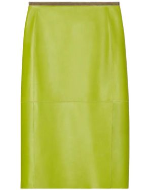 Tory Burch Pencil Midi Skirt - Green