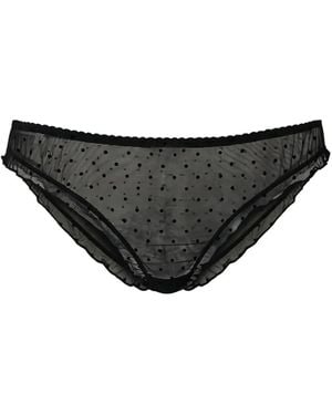 Twinset Bragas Plumetis - Negro