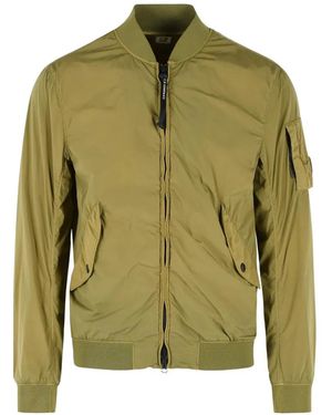 C.P. Company Nycra-R Lens Bomber Jacket - Green