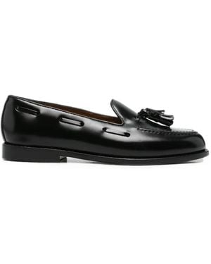 Sebago Tassel Leather Loafers - Black