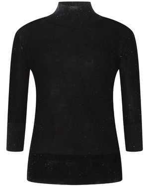 Genny Sequin-Embellished Top - Black