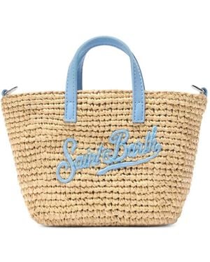 MC2 Saint Barth Sac Cabas Saint Barth À Logo Brodé - Blue