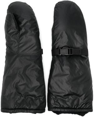 TAKAHIROMIYASHITA TheSoloist. Buckle-Strap Mittens - Black