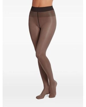 Wolford Lot De Trois Collants Satin Touch 20 - Marron