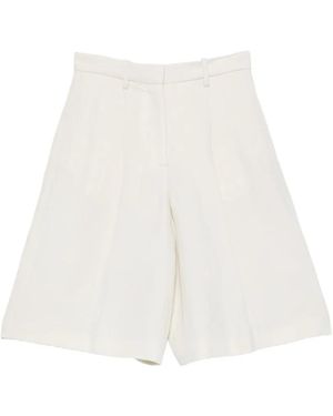 JOSEPH Centa Pleated Pants - White