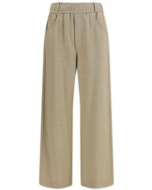 Brunello Cucinelli Straight-Leg Track Pants - Natural
