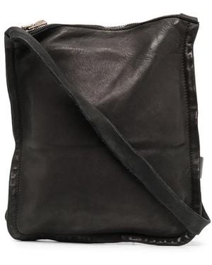 Guidi Small Crossbody Bag - Black