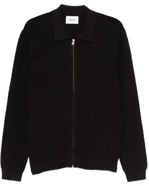 NN07 Gustav Cardigan Mit Reißverschluss - Schwarz