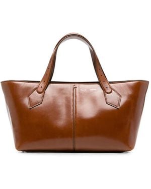 Proenza Schouler East West Chelsea Leather Tote Bag - Brown