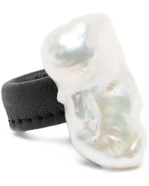 Monies Baroque Pearl Rings - White