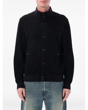 S.W.O.R.D Button Pocket Biker Jacket - Black