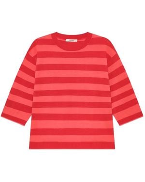 Maliparmi Striped T-Shirt - Red