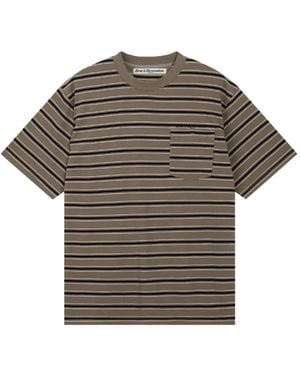 Rest&Recreation Camisa A Rayas Con Bolsillo - Gris