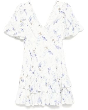 Needle & Thread Floral-Print Dress - White