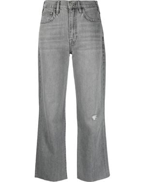 FRAME Le Jane Straight-Leg Jeans - Grey