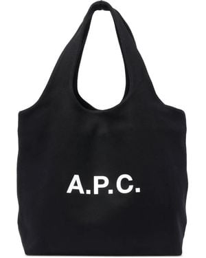 A.P.C. Kleiner Ninon Shopper - Schwarz