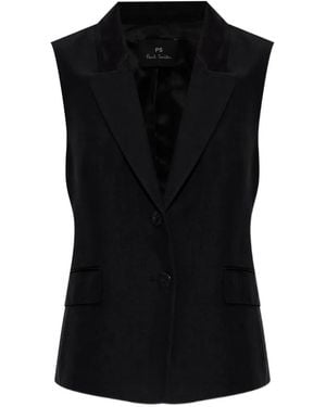 Paul Smith Geknöpfte Weste - Schwarz