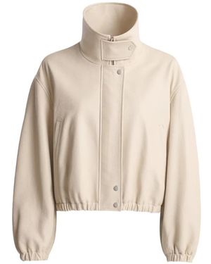 Nour Hammour Veste Pia En Cuir - Natural