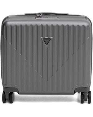 Guess Olbia Logo-Plaque Luggage - Grey