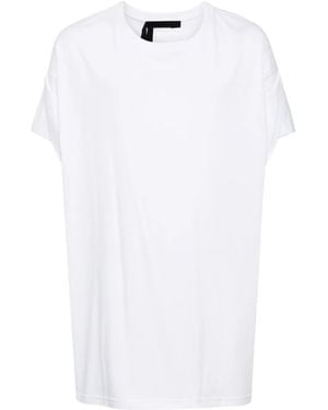 Marina Yee ドレープディテール Tシャツ - ホワイト