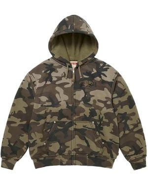 Supreme X True Religion Appliqués Camouflage Polo Shirt in Green