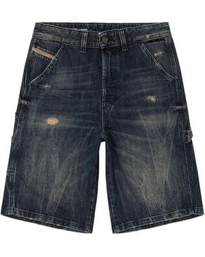 DIESEL D-Livery-W-Shorts Denim Shorts - Blue