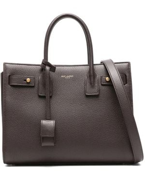 Saint Laurent Sac De Jour Tote Bag - Brown
