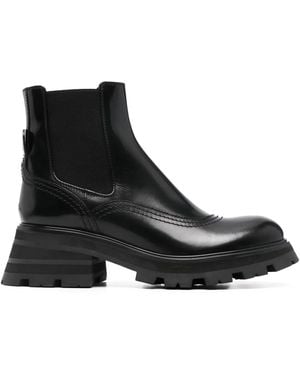 McQueen Wander Chelsea Boots - Black