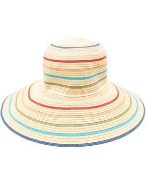 Paul Smith Straw Sun Hat - White