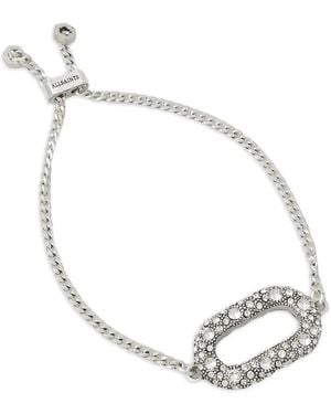 AllSaints Embellished Chain Bracelet - Metallic