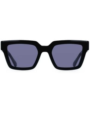 Ferragamo Eyewear Occhiali Squadrati Gancini - Blu