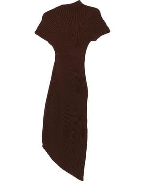 Cult Gaia Chrysta Ribbed Asymmetric Dress - ブラウン