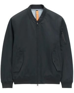 G Lab Flap Bomberjacke mit Reißverschluss - Schwarz